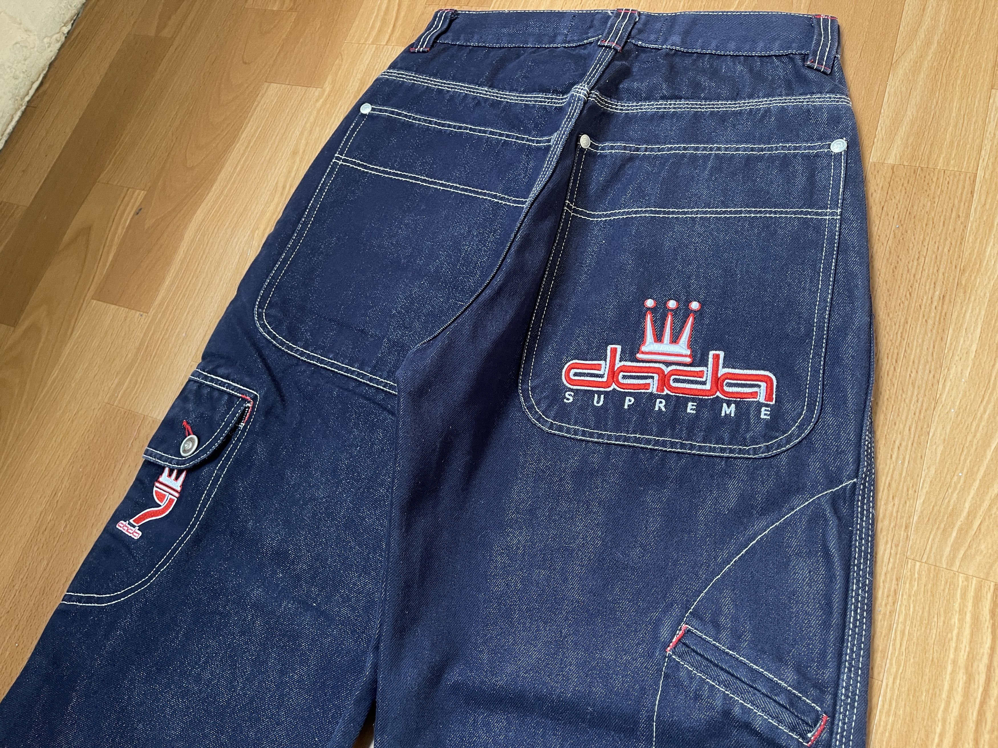 Damani Dada Damani Dada jeans, vintage baggy jeans, 90s hip hop size 26 Size US 26 / EU 42 - 3 Thumbnail