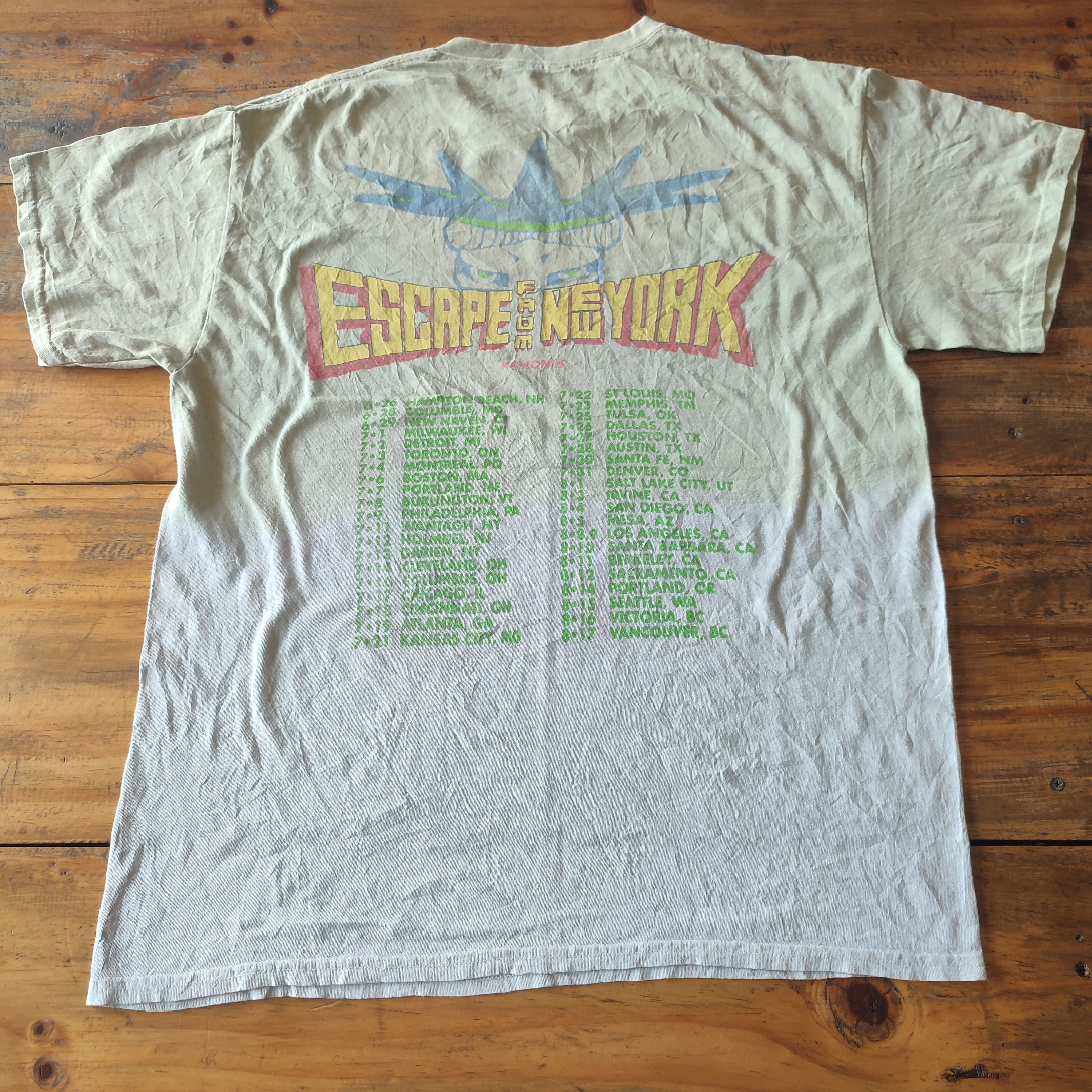 Band Tees × Vintage RAMONES T SHIRT Size US L / EU 52-54 / 3 - 4 Thumbnail