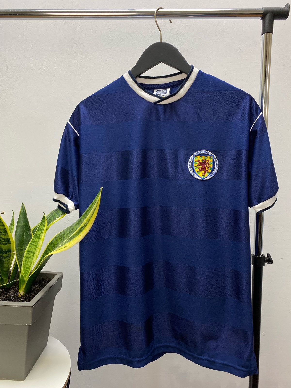 Other Scotland 1986 Score Draw Soccer Jersey Remake Football Size US M / EU 48-50 / 2 - 1 Thumbnail