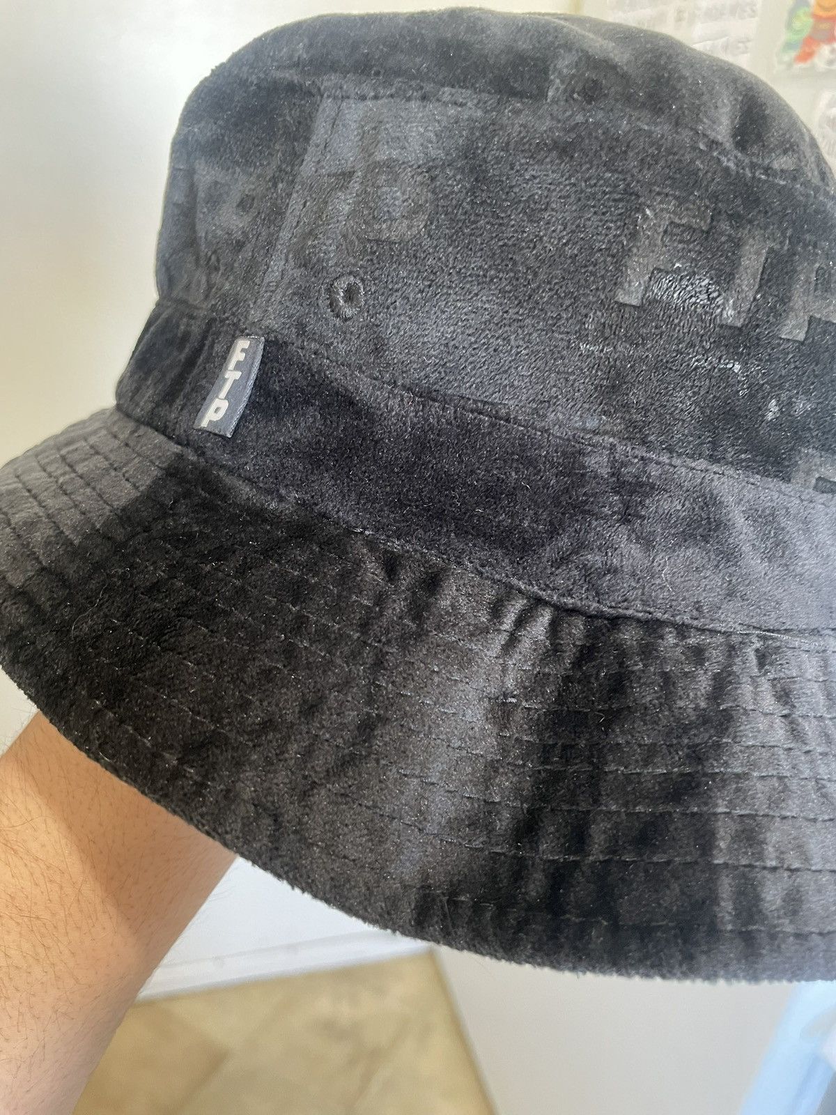 Fuck The Population FTP Velour Signature Reversible Bucket Hat Size ONE SIZE - 2 Thumbnail