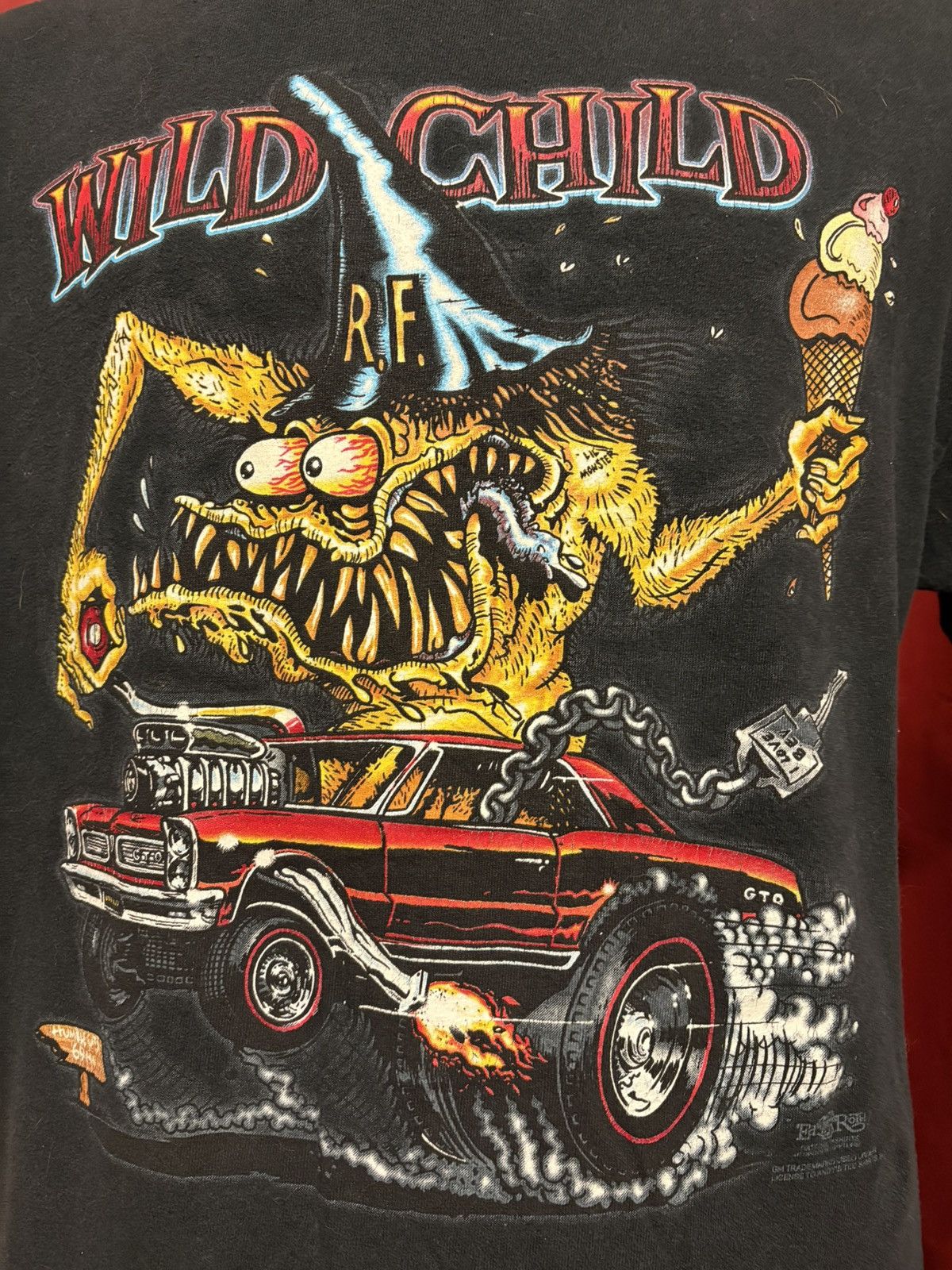 Other Ed Roth Rat Fink Tshirt y2k Wild Child Hot Rod Car Grail Size US L / EU 52-54 / 3 - 2 Thumbnail
