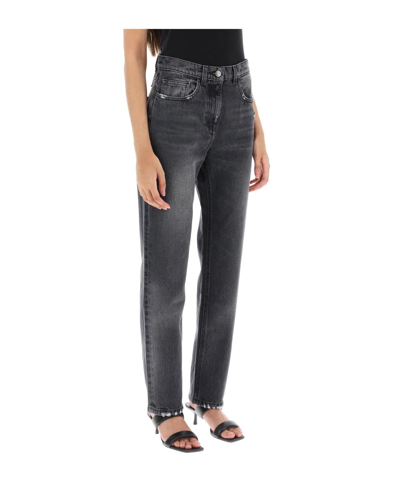 Palm Angels o1y1125 Denim Pant in Gray Size 25" / US 0 / IT 36 - 2 Thumbnail