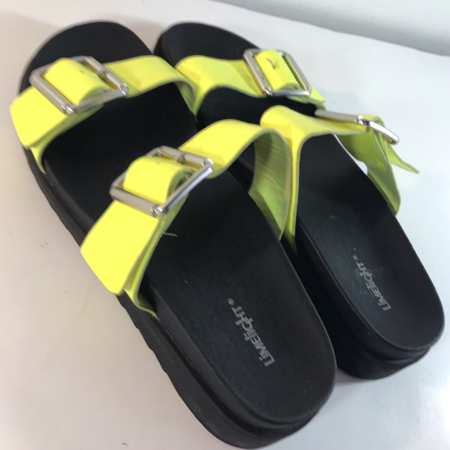 Vintage VINTAGE Limelight Odessa Slide Womens Size 9.5 Neon Yellow Adjustable Flat Casual Sandal Size US 9.5 / IT 39.5 - 4 Thumbnail