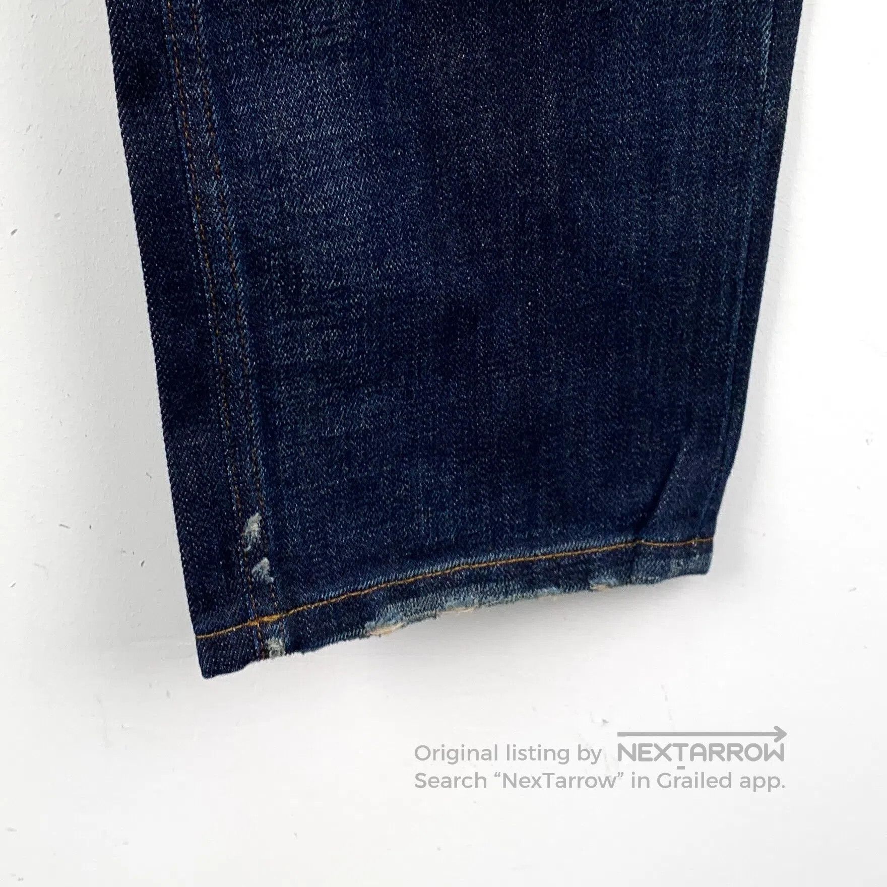 Dolce & Gabbana Dolce Gabbana Dark Blue Destroyed Design Casual Denim Long Size US 28 / EU 44 - 4 Thumbnail
