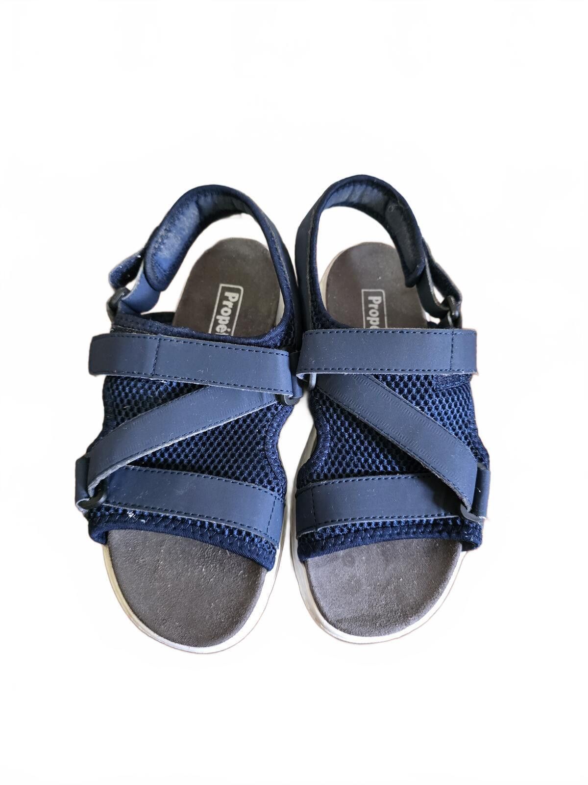 Proleta Re Art Propét Navy Blue Mesh and Leather Sport Sandals W7 Size US 7 / IT 37 - 6 Thumbnail