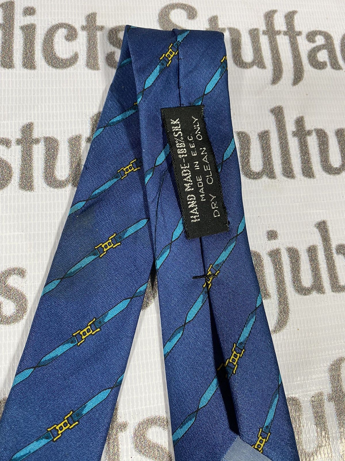 Celine Celine Paris Monogram Tie Size ONE SIZE - 4 Thumbnail