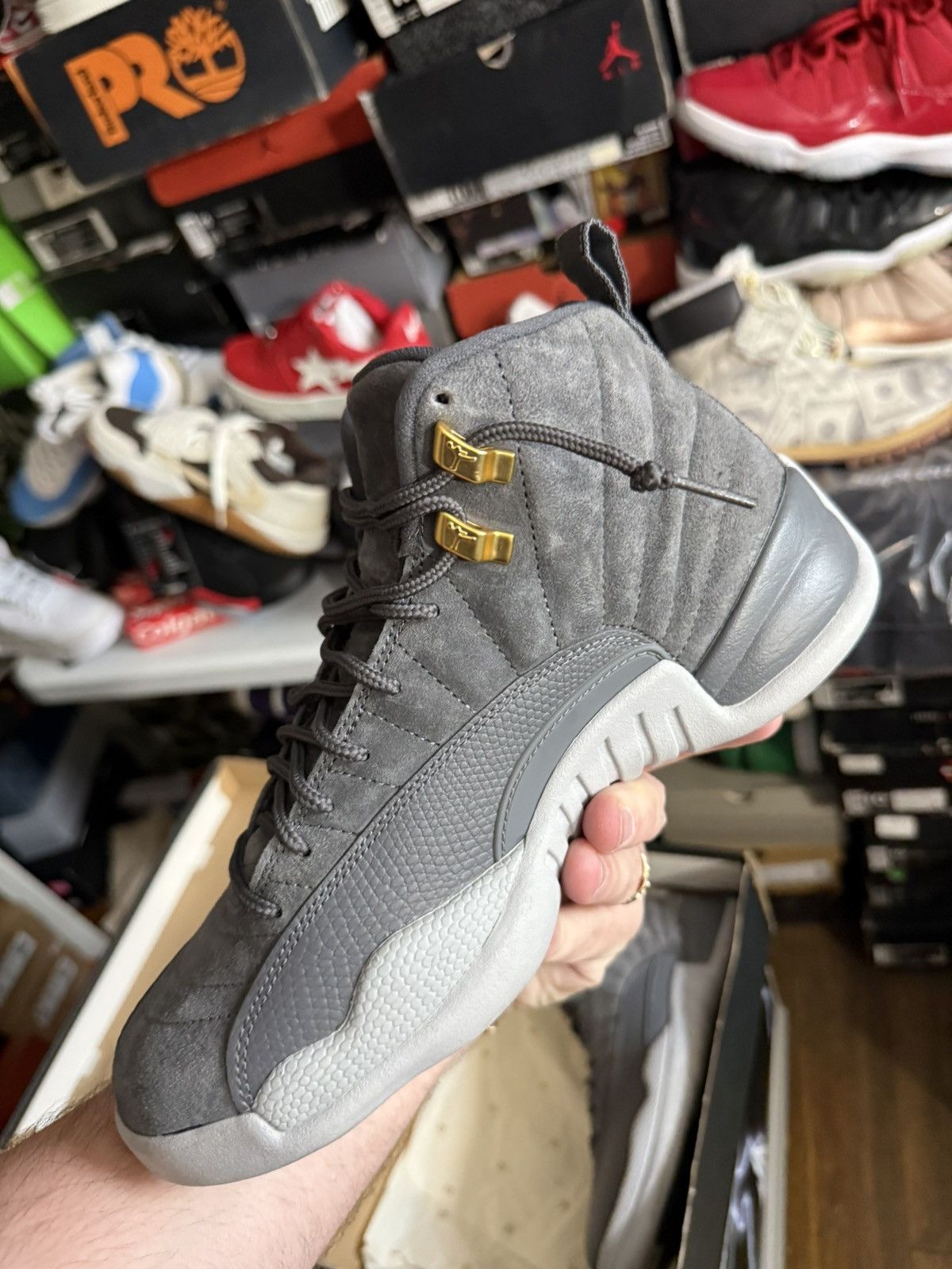 Jordan Brand Jordan retro 12 dark grey sz 8 Size US 8 / EU 41 - 3 Thumbnail