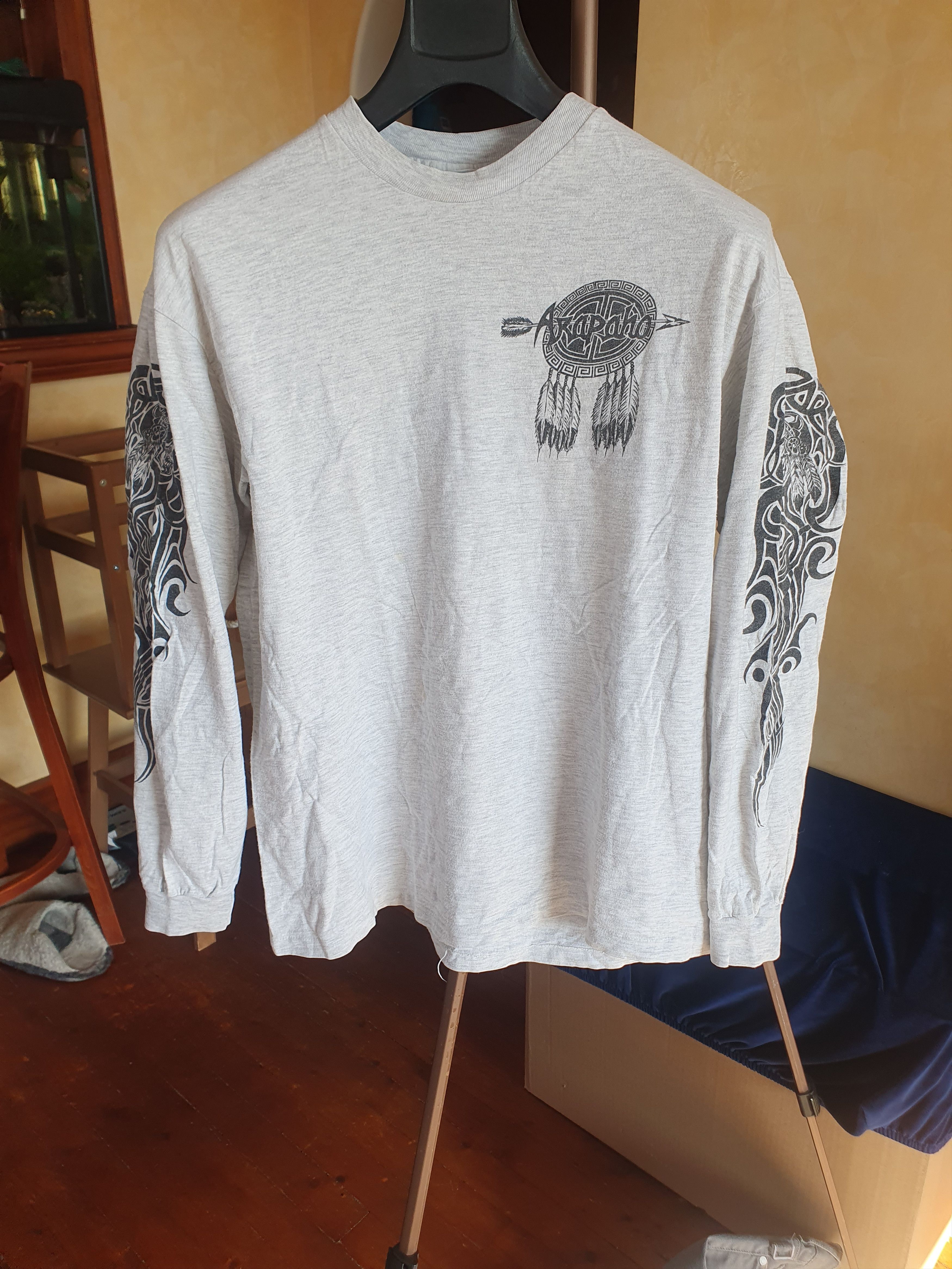 Hanes × Vintage Arapaho Tribe Native American Graphic Vtg T-shirt sz L Size US L / EU 52-54 / 3 - 2 Thumbnail