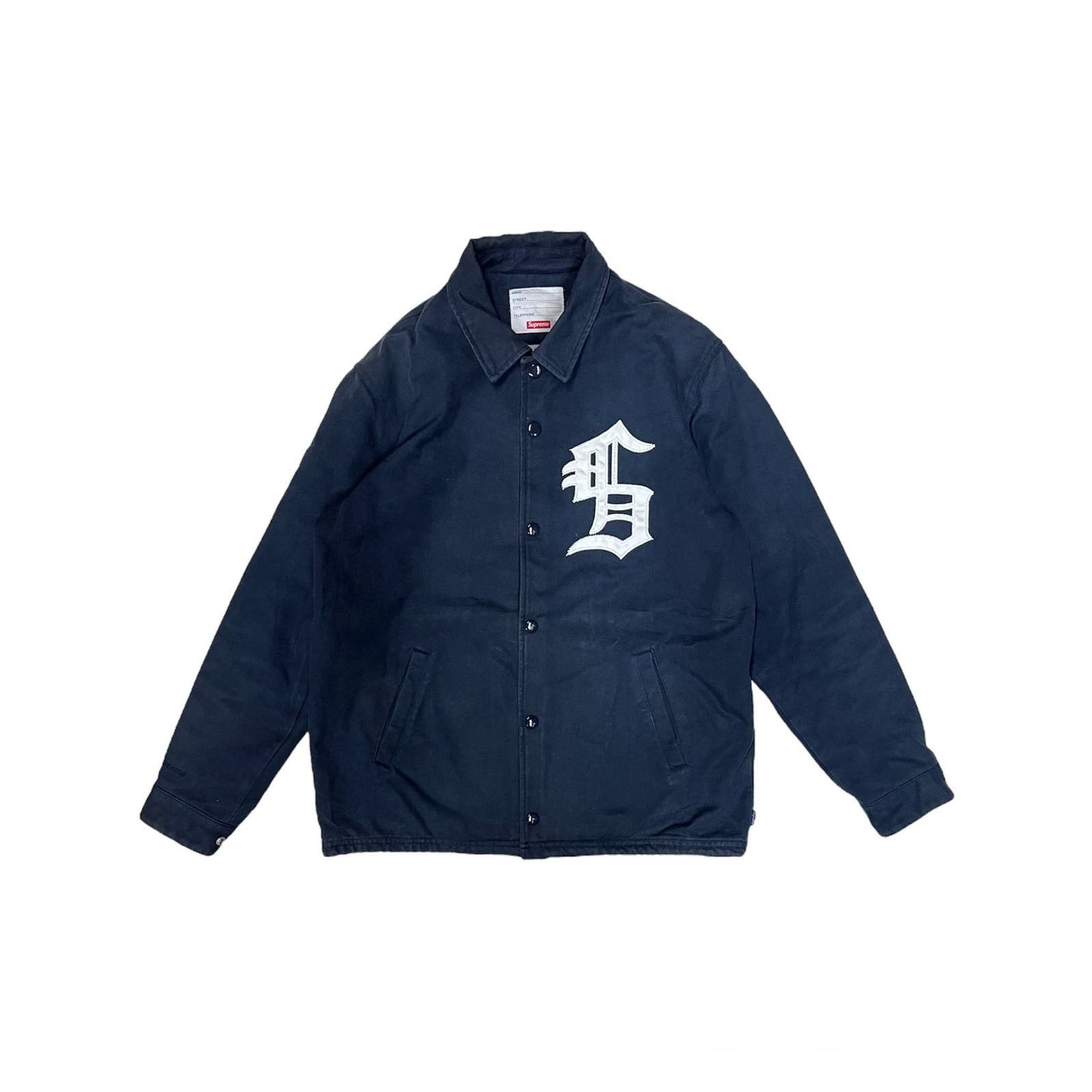 Supreme Supreme Old English S Logo Coach Jacket | Grailed