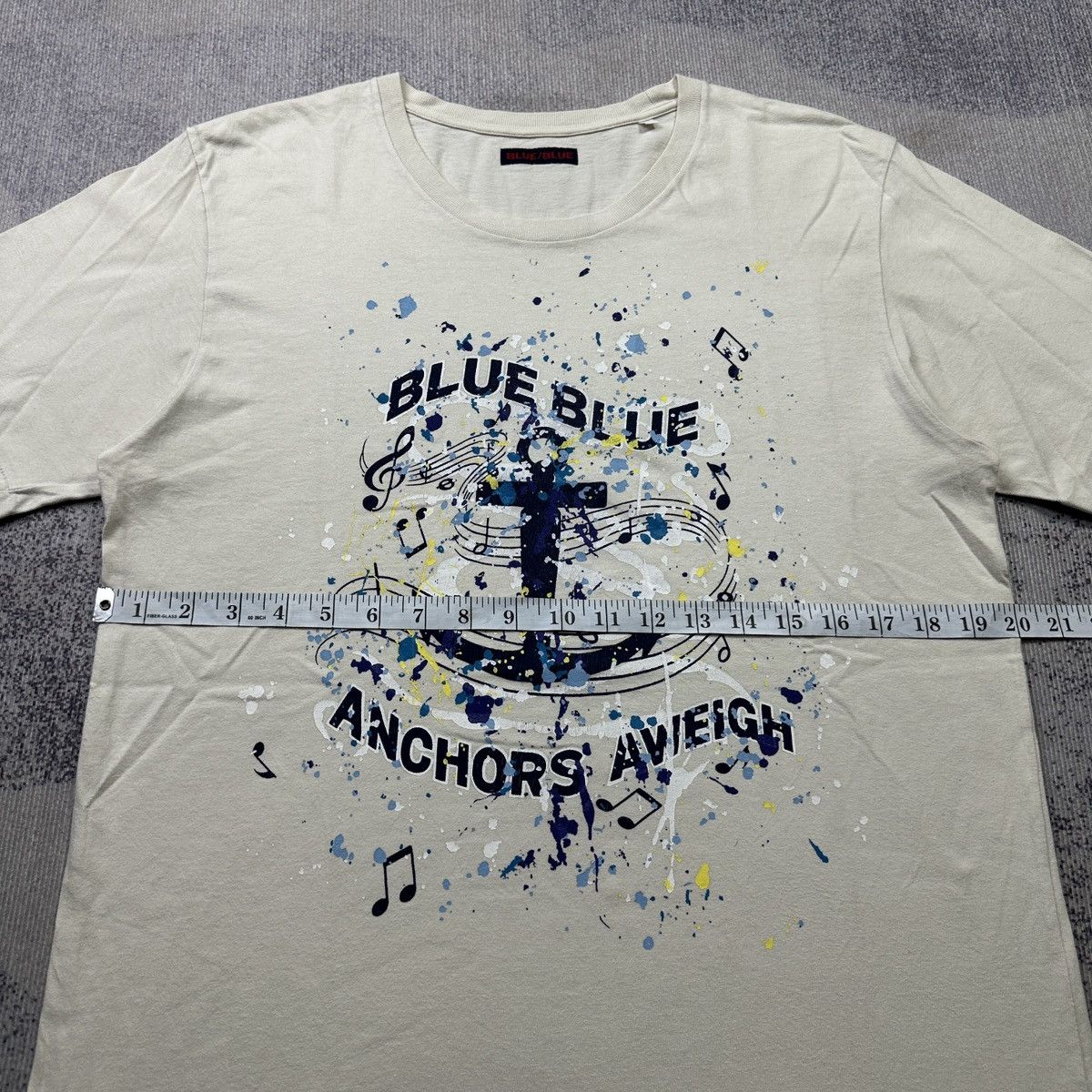 Blue Blue Japan Blue/Blue tshirt anchor aveight Size US M / EU 48-50 / 2 - 4 Thumbnail