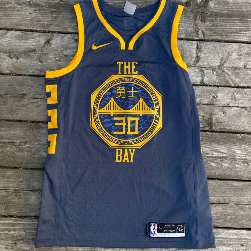 Nike Nike Golden State Warriors Stephen Curry Jersey NBA AJ4610- Size US M / EU 48-50 / 2 - 3 Thumbnail