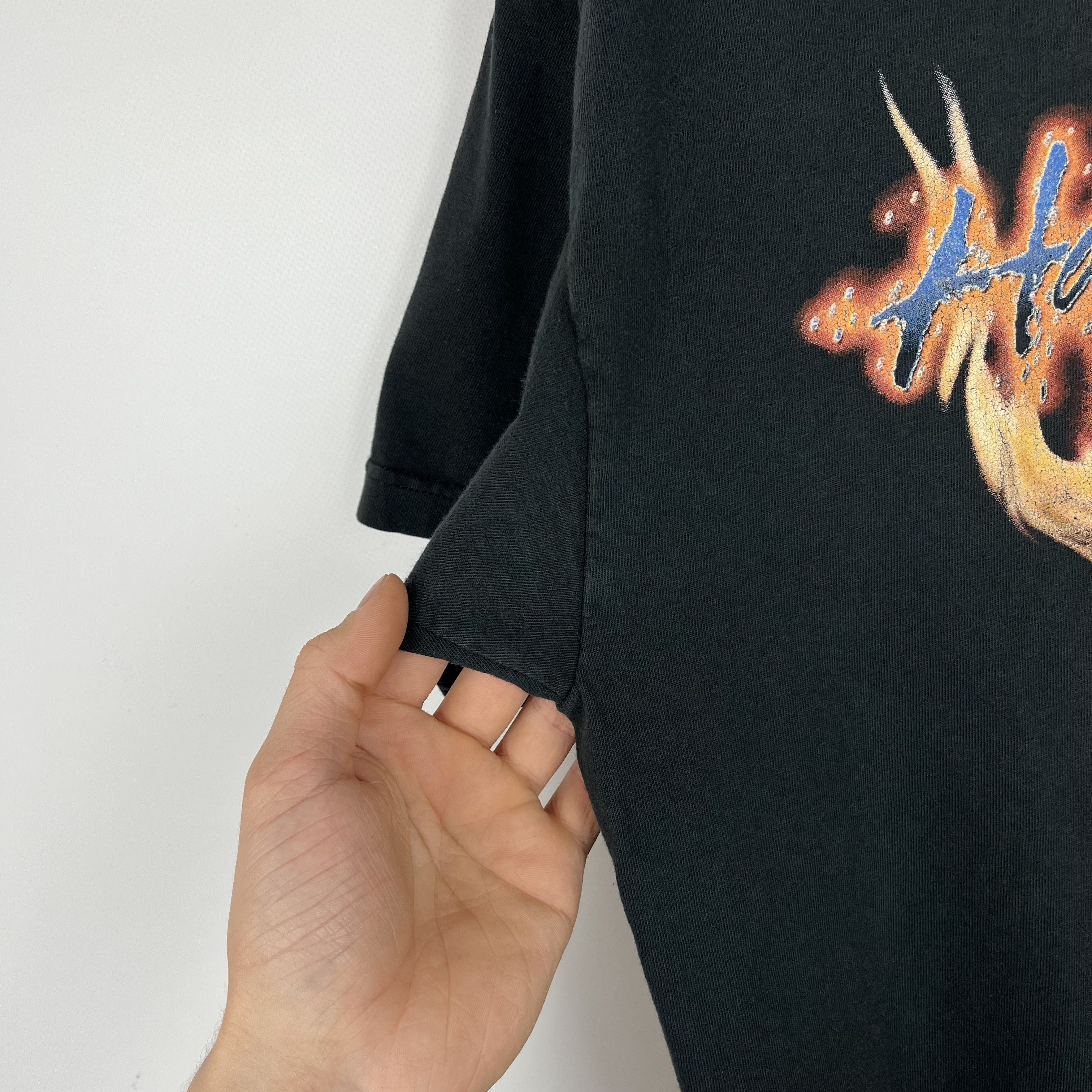 Harley Davidson Vintage Harley Davidson Flame Skull Florida T Shirt 2002 Size US L / EU 52-54 / 3 - 12 Thumbnail