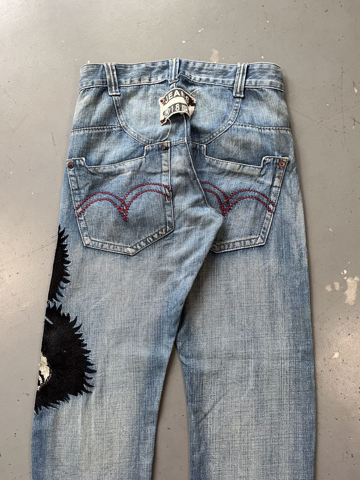 Vintage Vintage jeans men’s embroidered denim Size US 32 / EU 48 - 8 Thumbnail