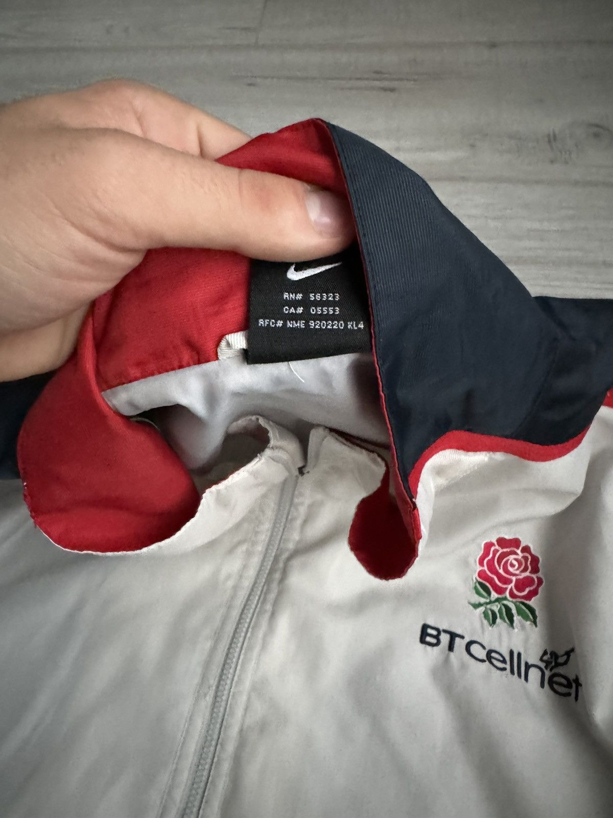 Nike × Vintage Vintage England rugby Track Jacket 90’s Size US XXL / EU 58 / 5 - 6 Thumbnail