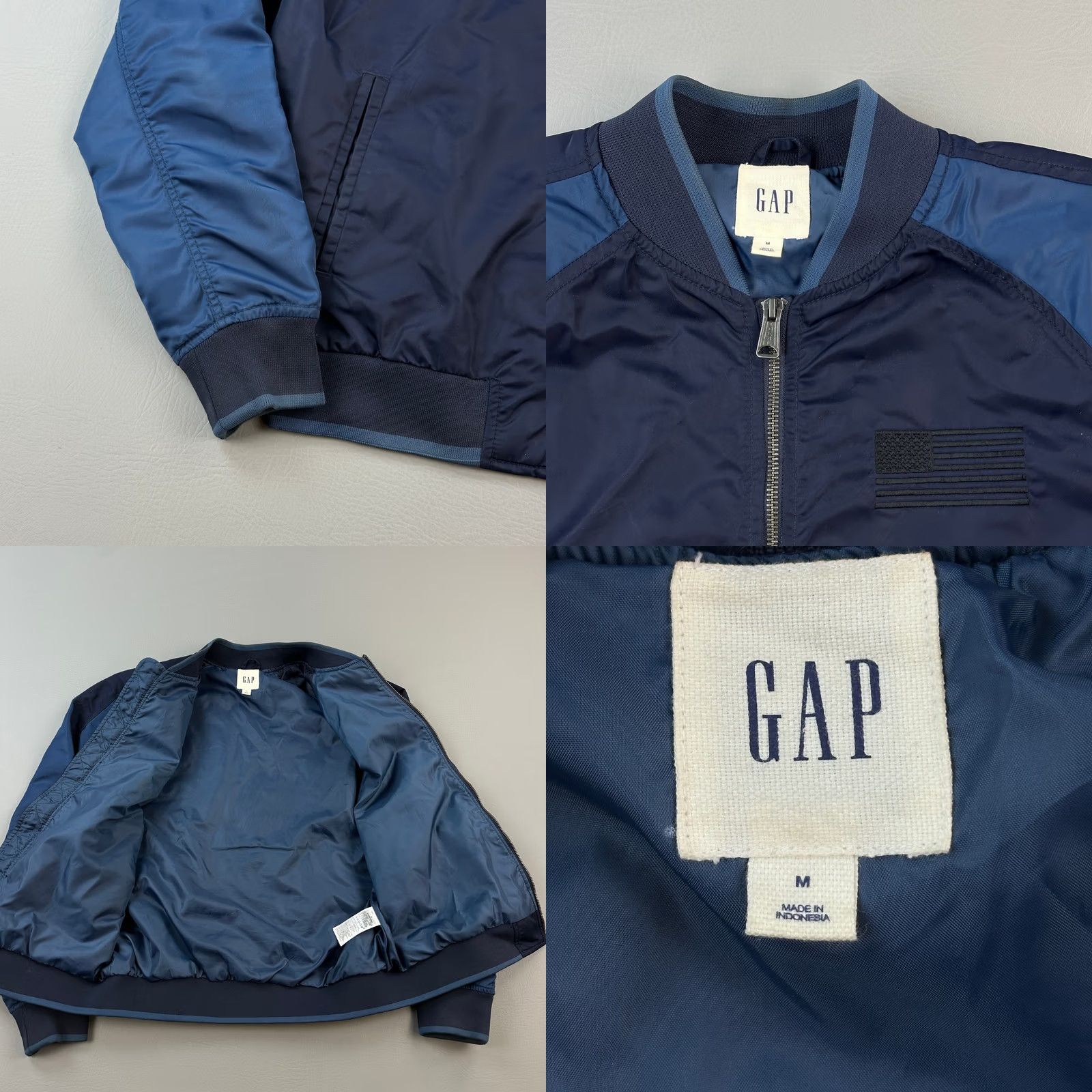 Gap Gap Souvenir Bomber Jacket Mens M Blue Full Zip Tapestry Japan Sukajan Vintage Size US M / EU 48-50 / 2 - 8 Thumbnail