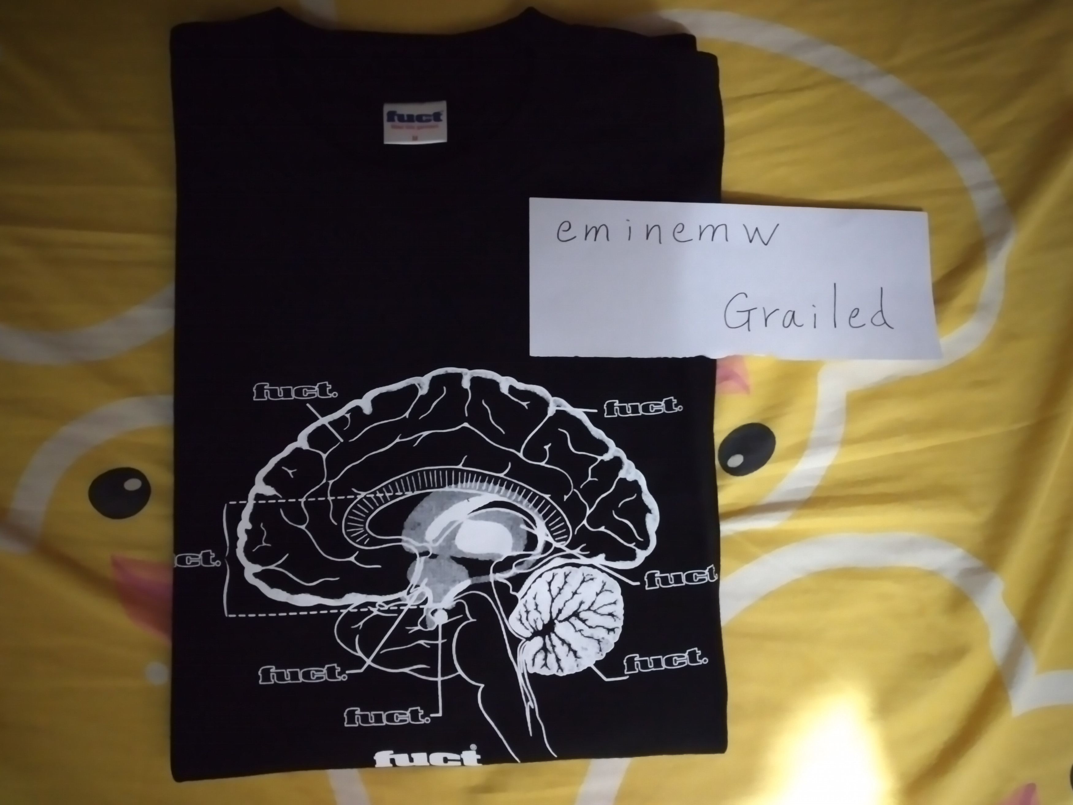 FUCT Fuct brain logo T-Shirt TEE Size US M / EU 48-50 / 2 - 1 Thumbnail