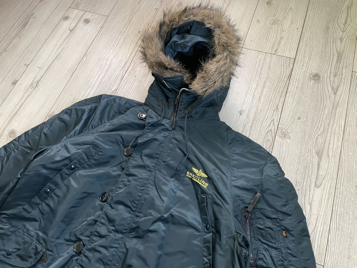 Alpha Industries × Breitling × Vintage Alpha Industries X Breitling Jacket Size US XL / EU 56 / 4 - 10 Thumbnail