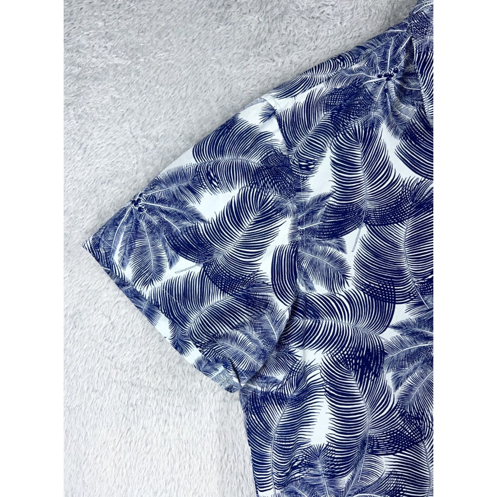 Vintage Cooke Street Shirt Mens 2XL XXL Blue White Palm Hawaiian Rayon Blend Pocket Button-Up Casual Shirt Size US XXL / EU 58 / 5 - 3 Thumbnail