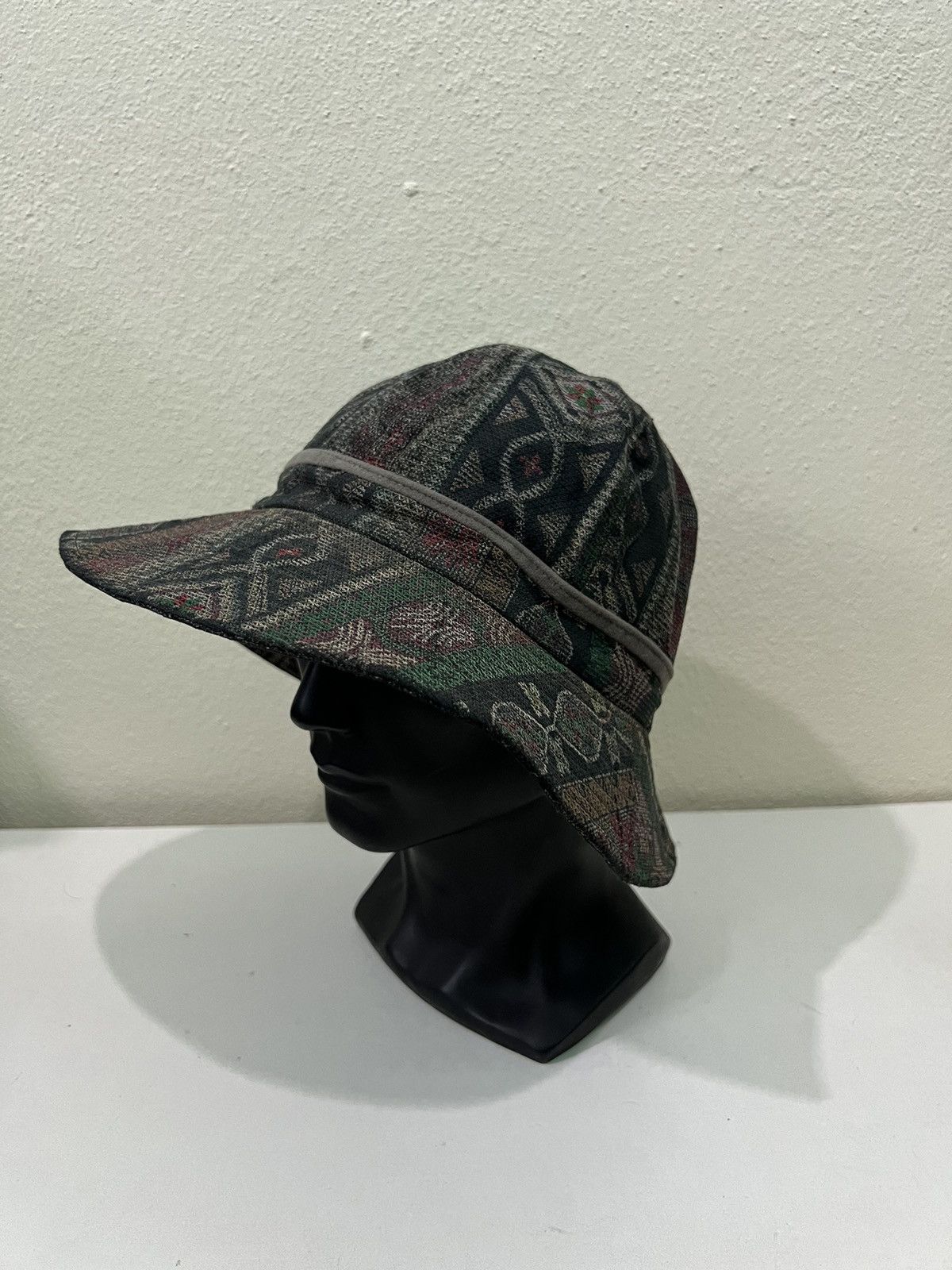 Japanese Brand Japanese Fashion Patchwork Design Bucket Hats Size ONE SIZE - 3 Thumbnail