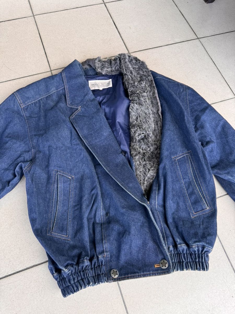Other Angelo Taccari Fox Embroidered Winter Jeans Jacket Size L Size 44L - 10 Thumbnail