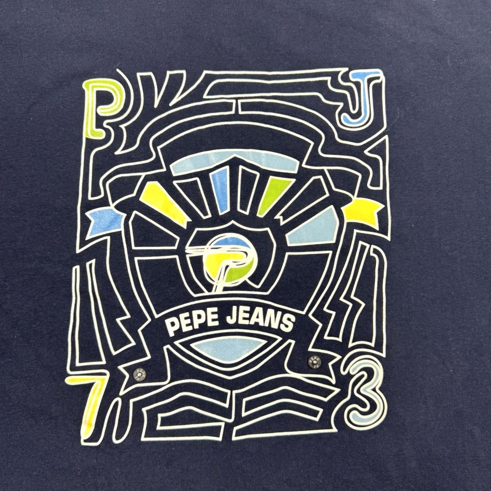 Vintage VINTAGE Pepe Jeans London T Shirt Adult XL Blue Cotton Short Sleeve Crew Neck Hip Hop London 90s Y2K Punk Hipster Mens Deco Size US XL / EU 56 / 4 - 3 Thumbnail