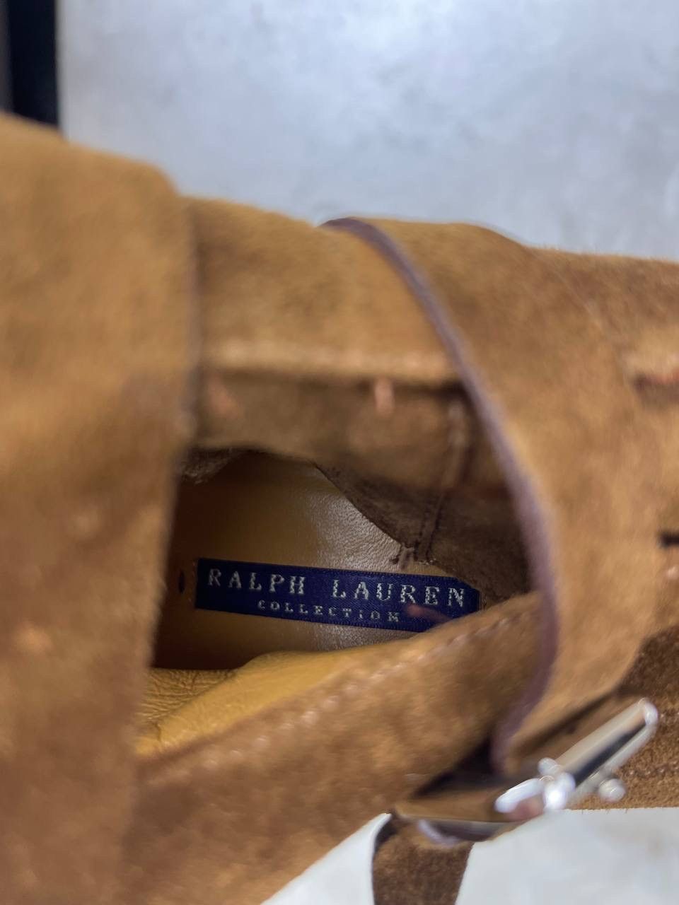 Ralph Lauren Purple Label Ralph Lauren Purple Label Suede Buckle Boots Brown Size US 6 / IT 36 - 9 Thumbnail