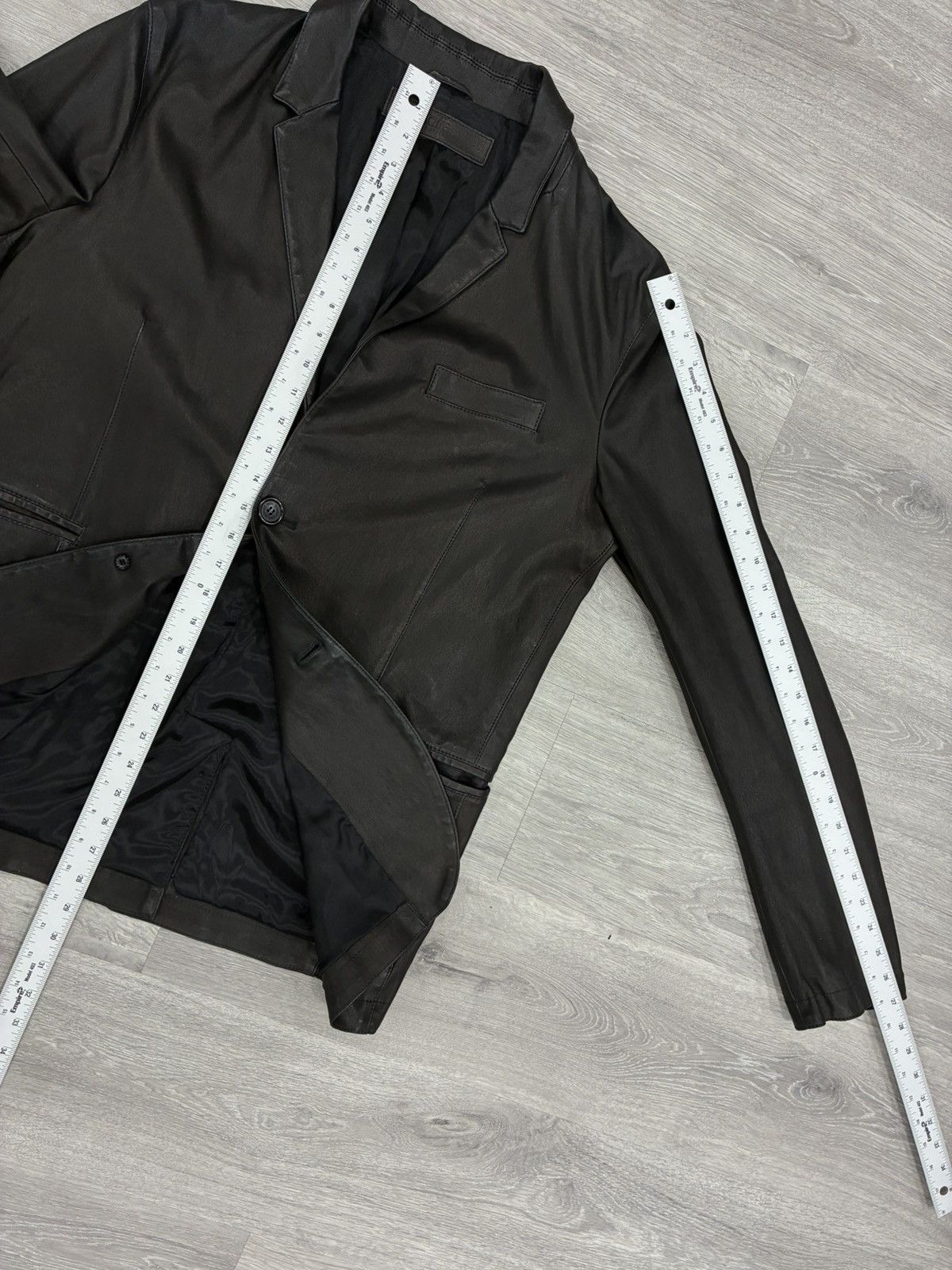 Neil Barrett Black Leather Jacket Size XL Size US XL / EU 56 / 4 - 11 Thumbnail