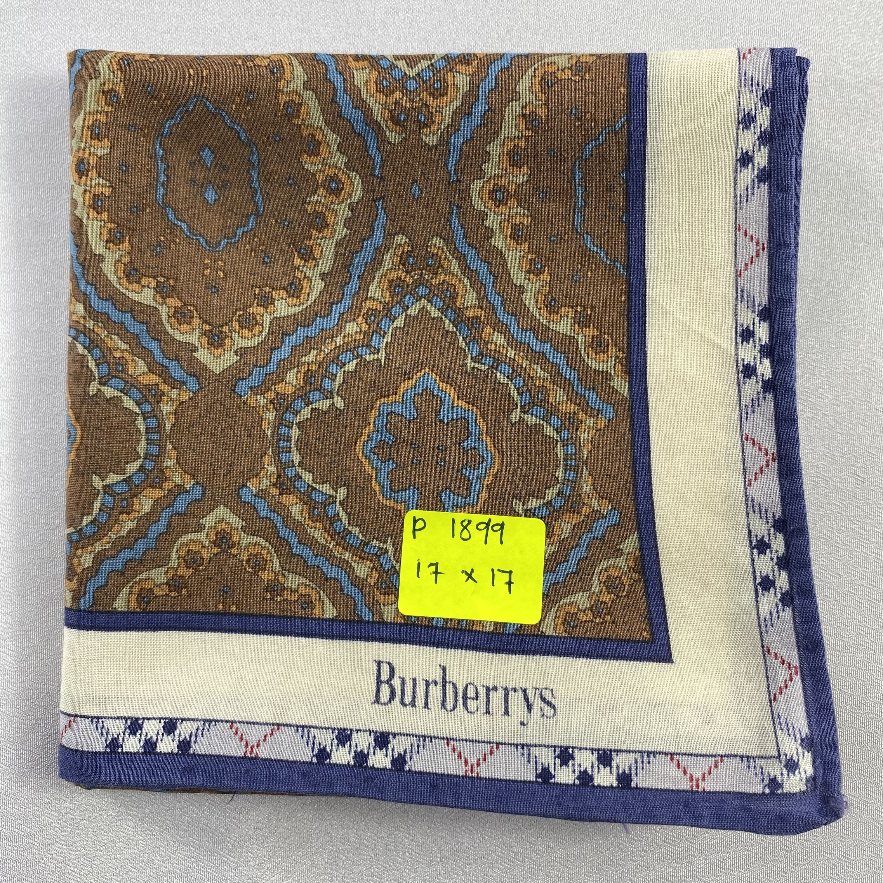 Burberry × Vintage Burberry Handkerchief / Neckerchief / Bandana-P1899 Size ONE SIZE - 5 Thumbnail