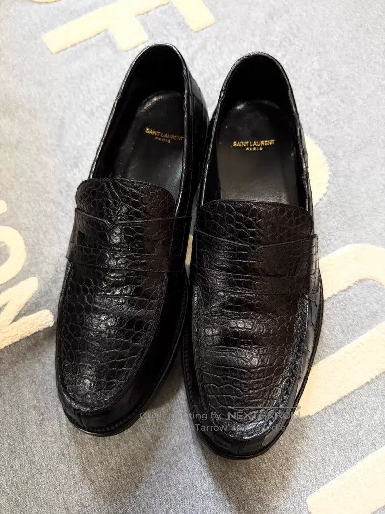 Saint Laurent Paris Saint Laurent Paris Penny Loafers Size US 8.5 / EU 41-42 - 2 Thumbnail