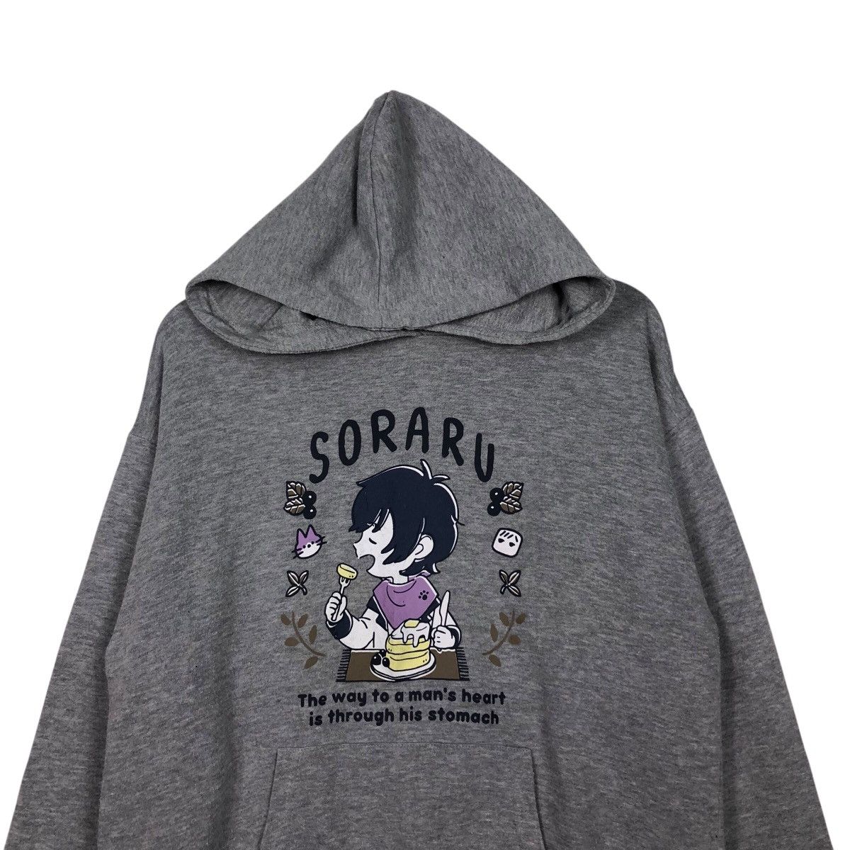 Cartoon Network 📌Vintage Hoodie Pull Over Soraru Cartoon Big Logo Size US M / EU 48-50 / 2 - 4 Thumbnail