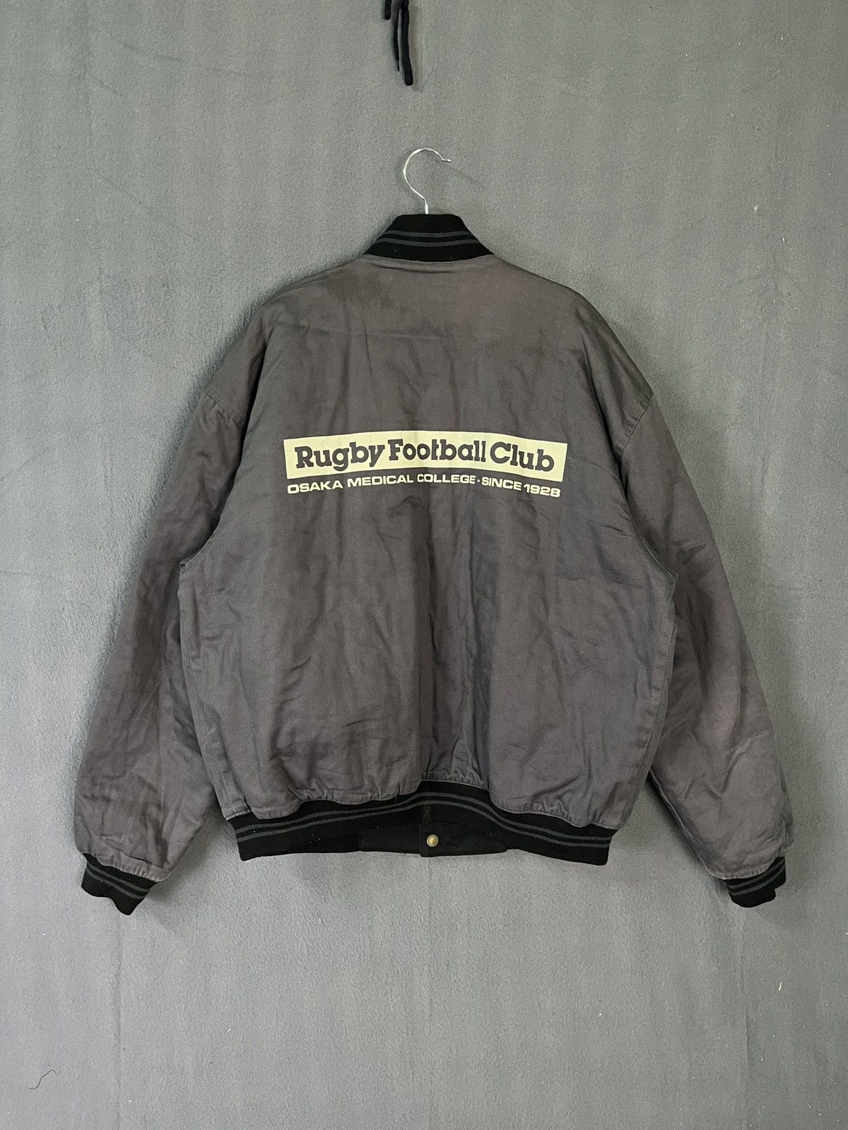 Japanese Brand × Vintage Osaka Medical College Rugby Football Club Reversible Jacket Size US L / EU 52-54 / 3 - 4 Thumbnail