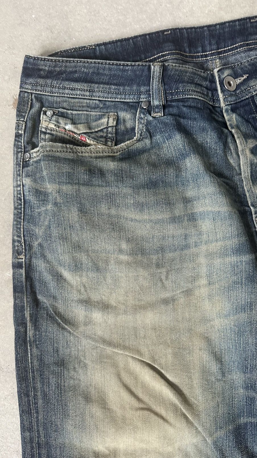 Diesel VINTAGE DIESEL INDUSTRY ZAGHOR BOOTCUT JEANS HEMMED Size US 34 / EU 50 - 5 Thumbnail