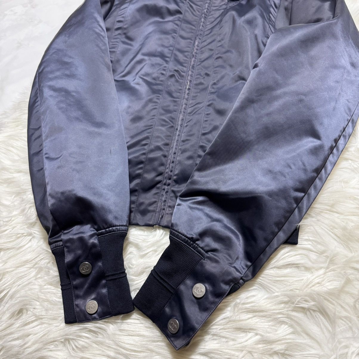 Chanel Recent Model Chanel Nylon Blouson Bomber Jacket Size XS / US 0-2 / IT 36-38 - 15 Thumbnail