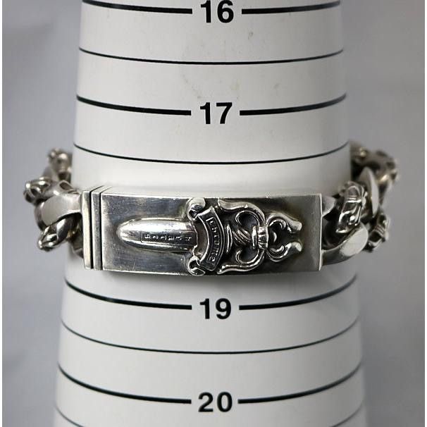 Chrome Hearts Chrome Hearts Dagger ID Fancy Link Bracelet Silver Size ONE SIZE - 4 Thumbnail