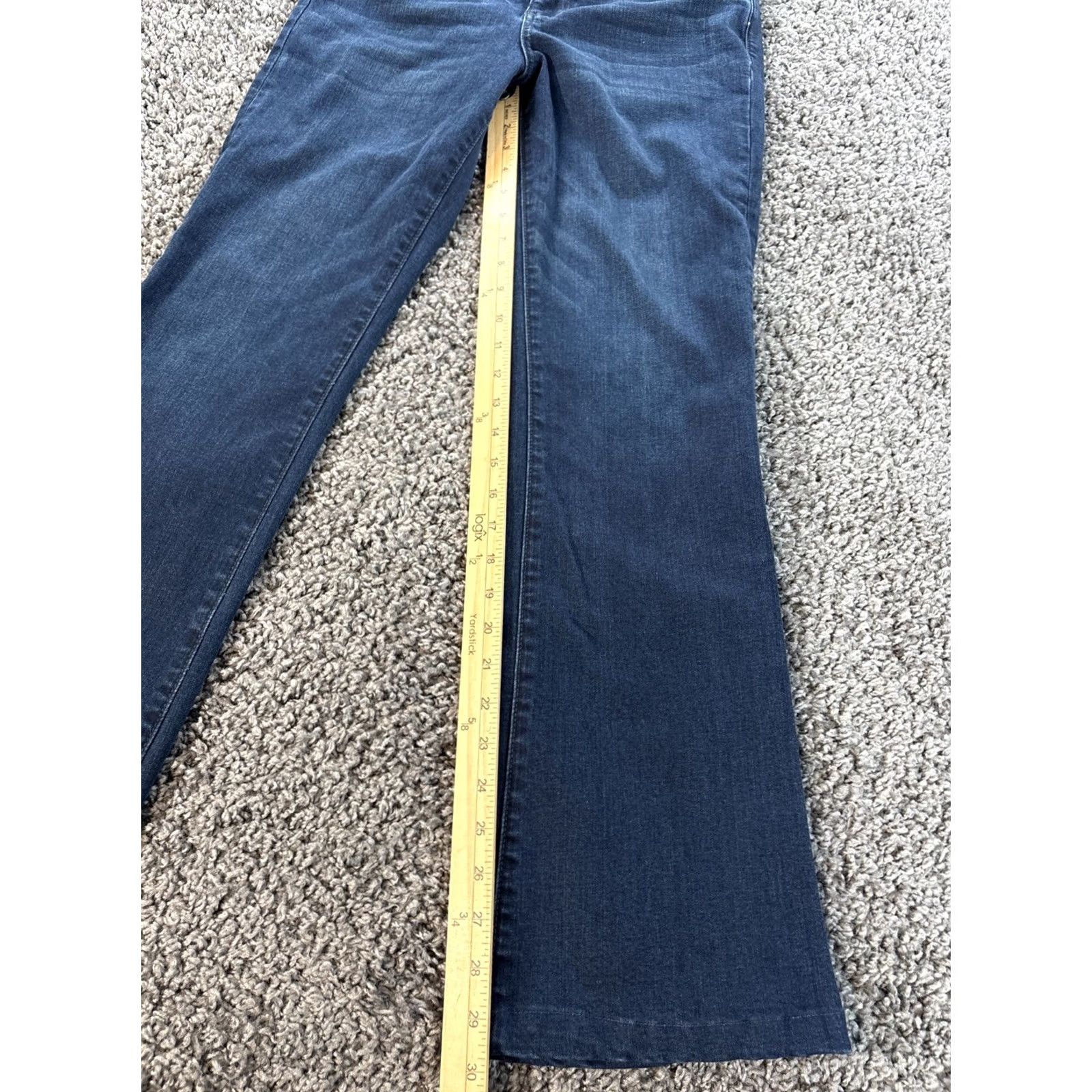 Vintage Kut from the Kloth Jeans Bootscut Dark Wash 30x30 6 Mid Rise Blue Denim Cotton Blend Women Regular Inseam 30" 5-Pocket - Vintage No Size 28" / US 6 / IT 42 - 2 Thumbnail