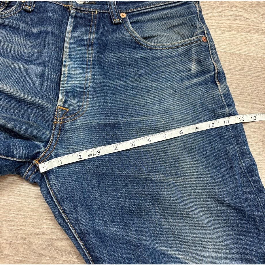 Levi's Levi's 501 Button Fly Straight Leg Jeans Men's 34x27 Size US 34 / EU 50 - 6 Thumbnail