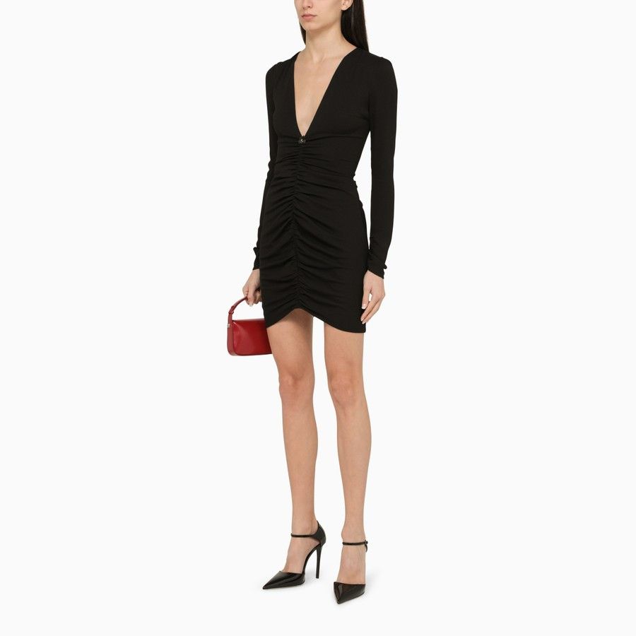 Dsquared2 o1d2blof0824 Short Dress in Black Size XS / US 0-2 / IT 36-38 - 2 Thumbnail