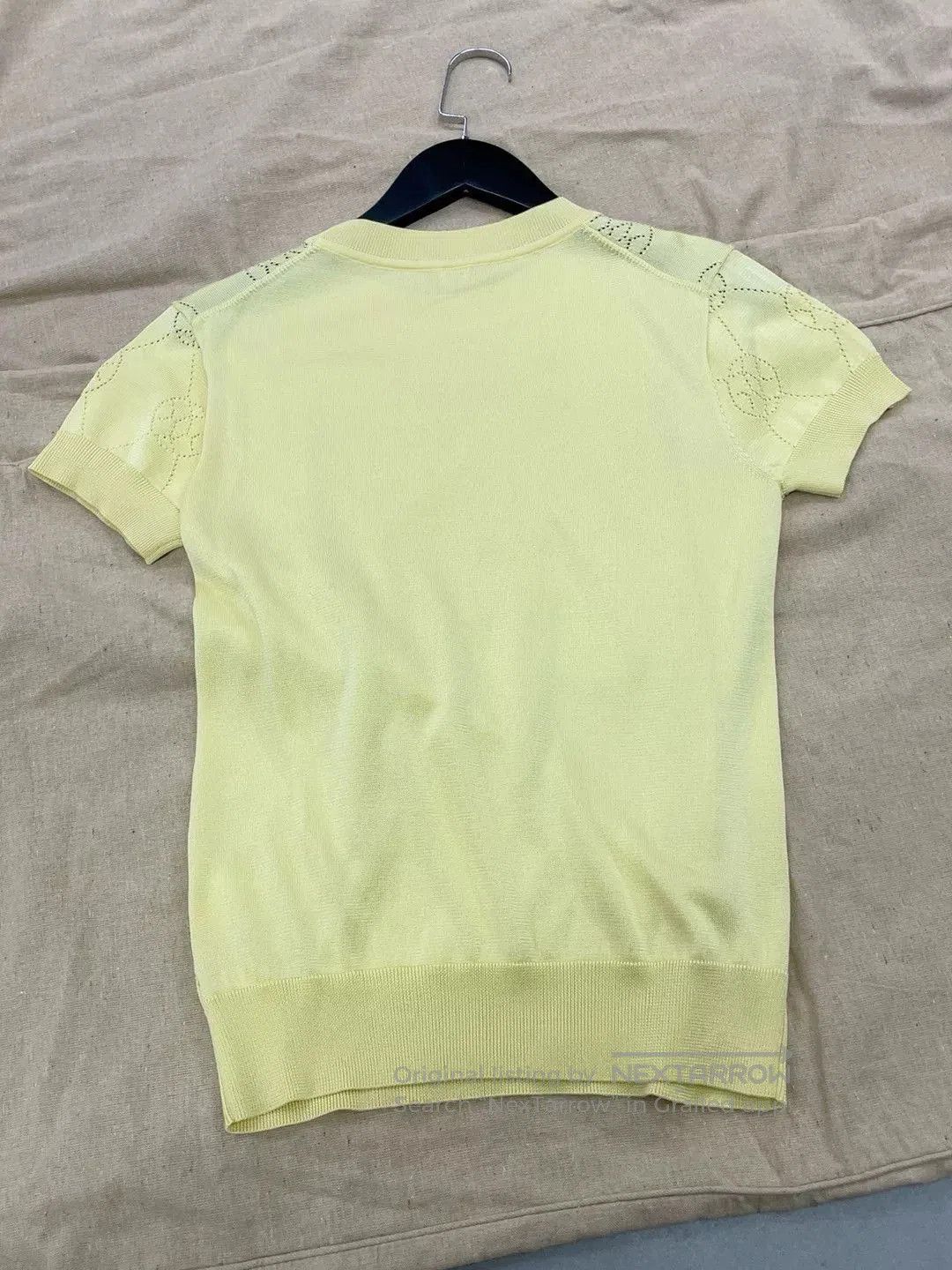 Hermes Hermès Yellow Knit Sweater. Size XS / US 0-2 / IT 36-38 - 2 Thumbnail