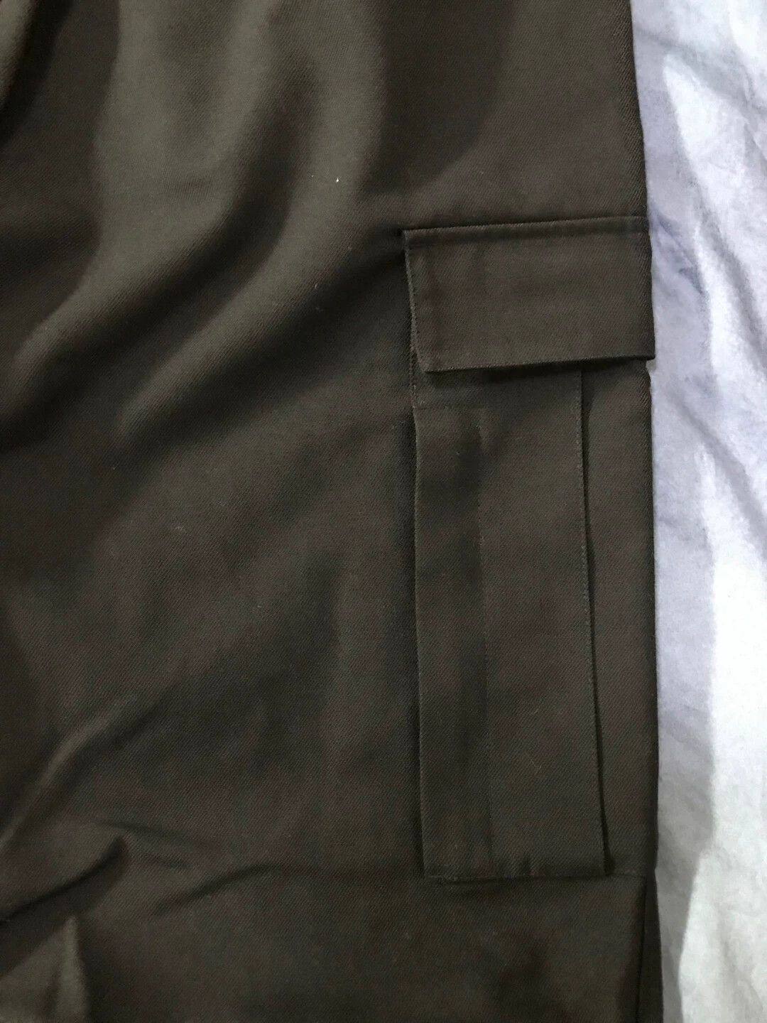 Y-3 Y-3 20AW Wool Cargo Pants Loose Tapered L Size US 34 / EU 50 - 3 Thumbnail