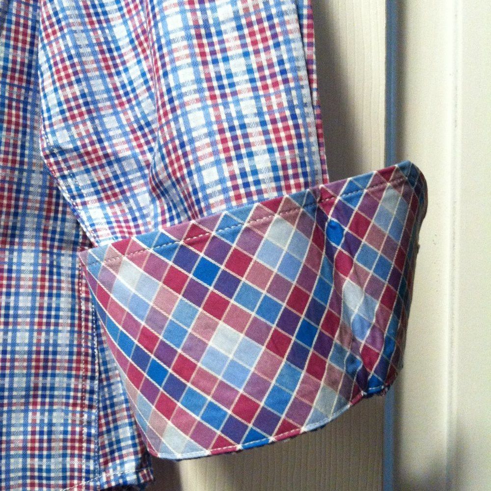 Tailorbyrd TAILORBYRD MENS NEW BLUE 100%COTTON CASUAL SHIRT SIZE: M Size US M / EU 48-50 / 2 - 5 Thumbnail