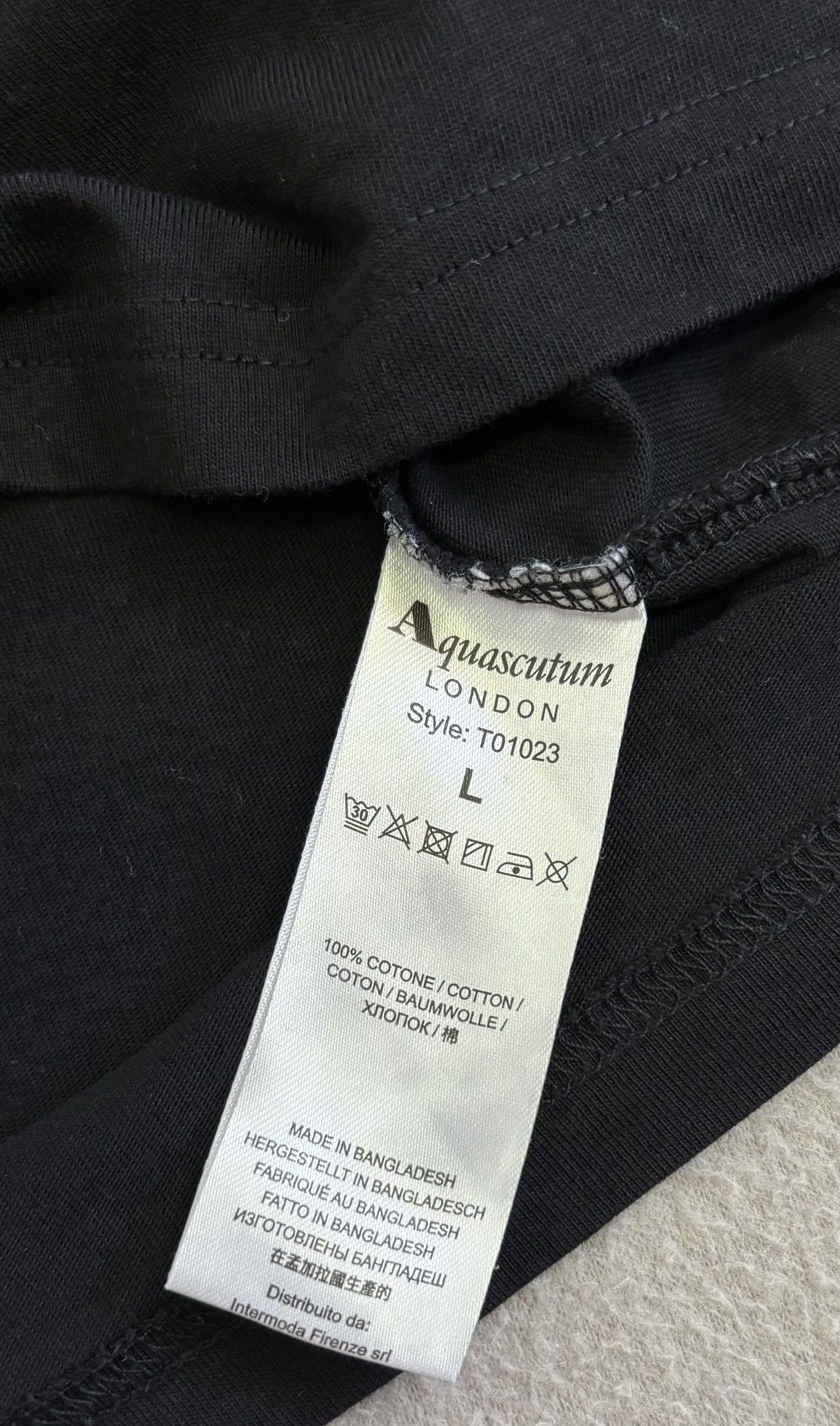 Aquascutum Aquascutum Black T-shirt Large Size US L / EU 52-54 / 3 - 14 Thumbnail
