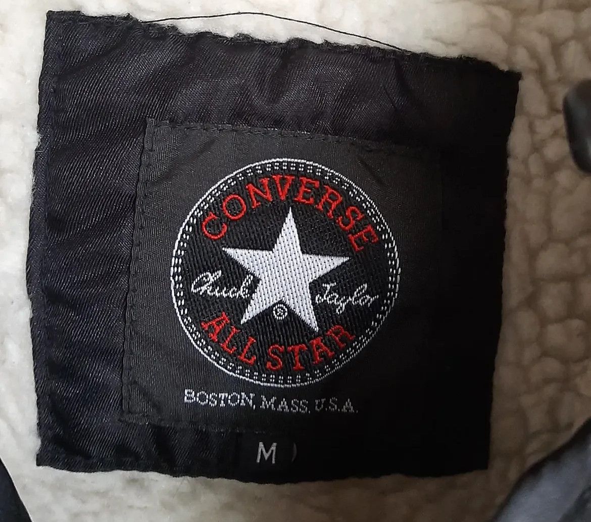 Japanese Brand 2000s Converse Usa Ifsix Fleece Sherpa Hodded Jacket Size US XL / EU 56 / 4 - 4 Thumbnail