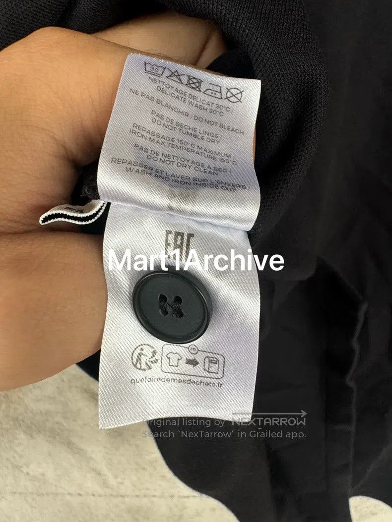 Jean Paul Gaultier Jean Paul Gaultier Logo Deconstructed Polo Shirt Size US XS / EU 42 / 0 - 8 Thumbnail