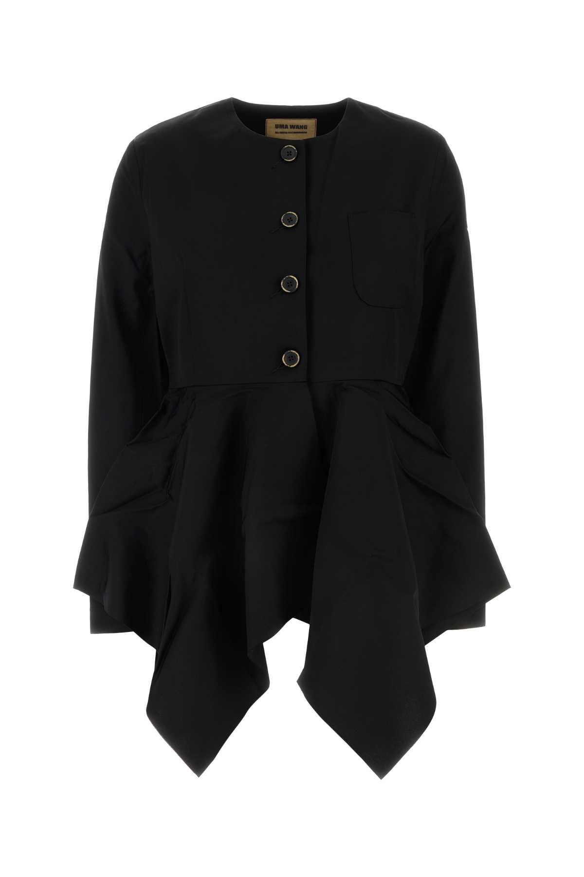 Uma Wang Black Viscose Blend Koney Jacket Size M / US 6-8 / IT 42-44 - 1 Thumbnail