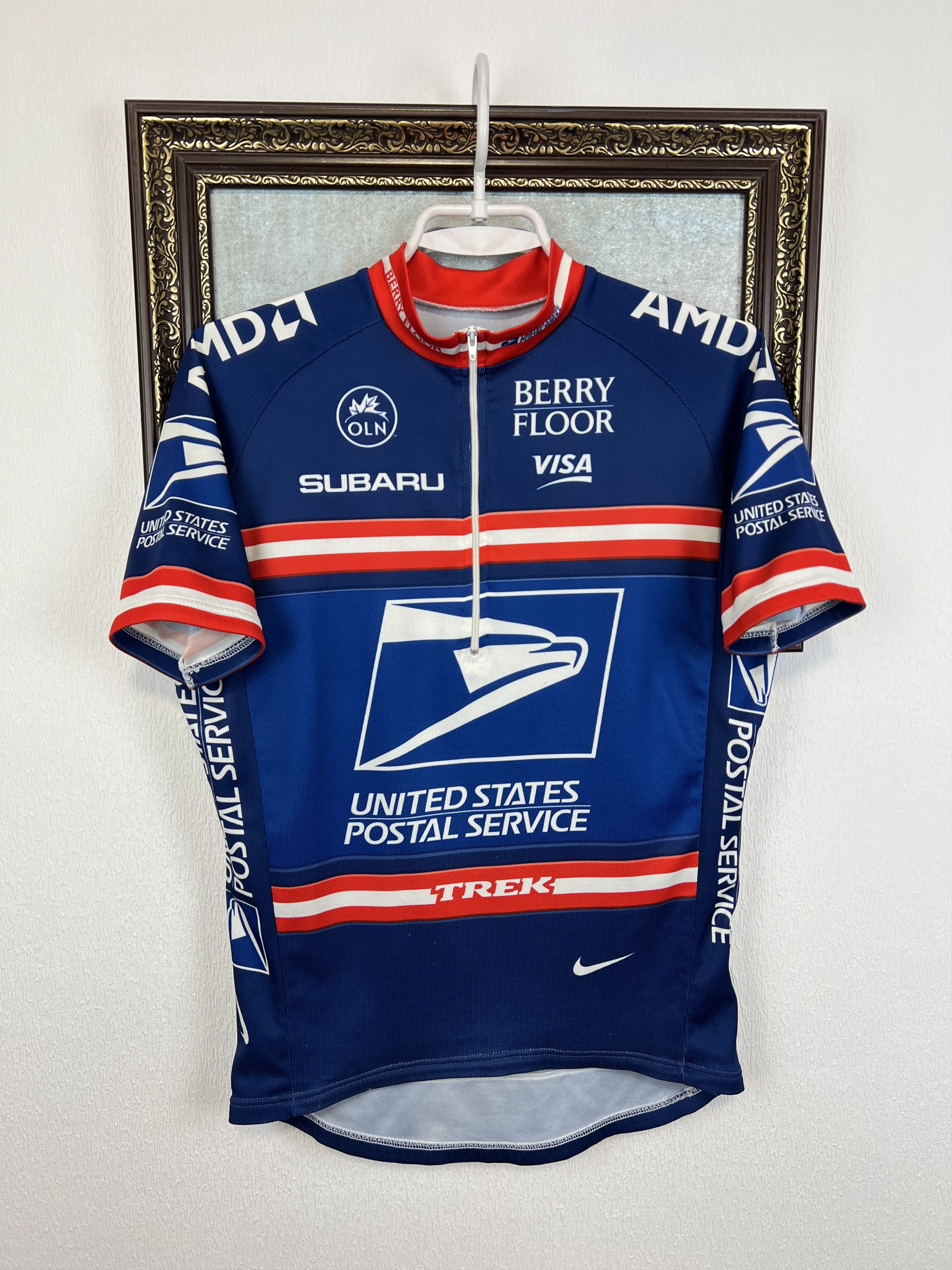 Nike United States Postal ServiceUSPS Cycling Biking Jersey Shirt Size US S / EU 44-46 / 1 - 1 Thumbnail