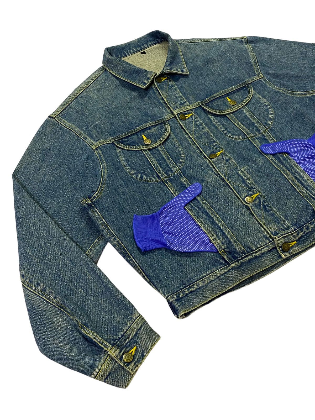 Hysteric Glamour Hysteric Glamour Paris Knit Patch Elfen Logo Denim Jacket Size US L / EU 52-54 / 3 - 19 Thumbnail