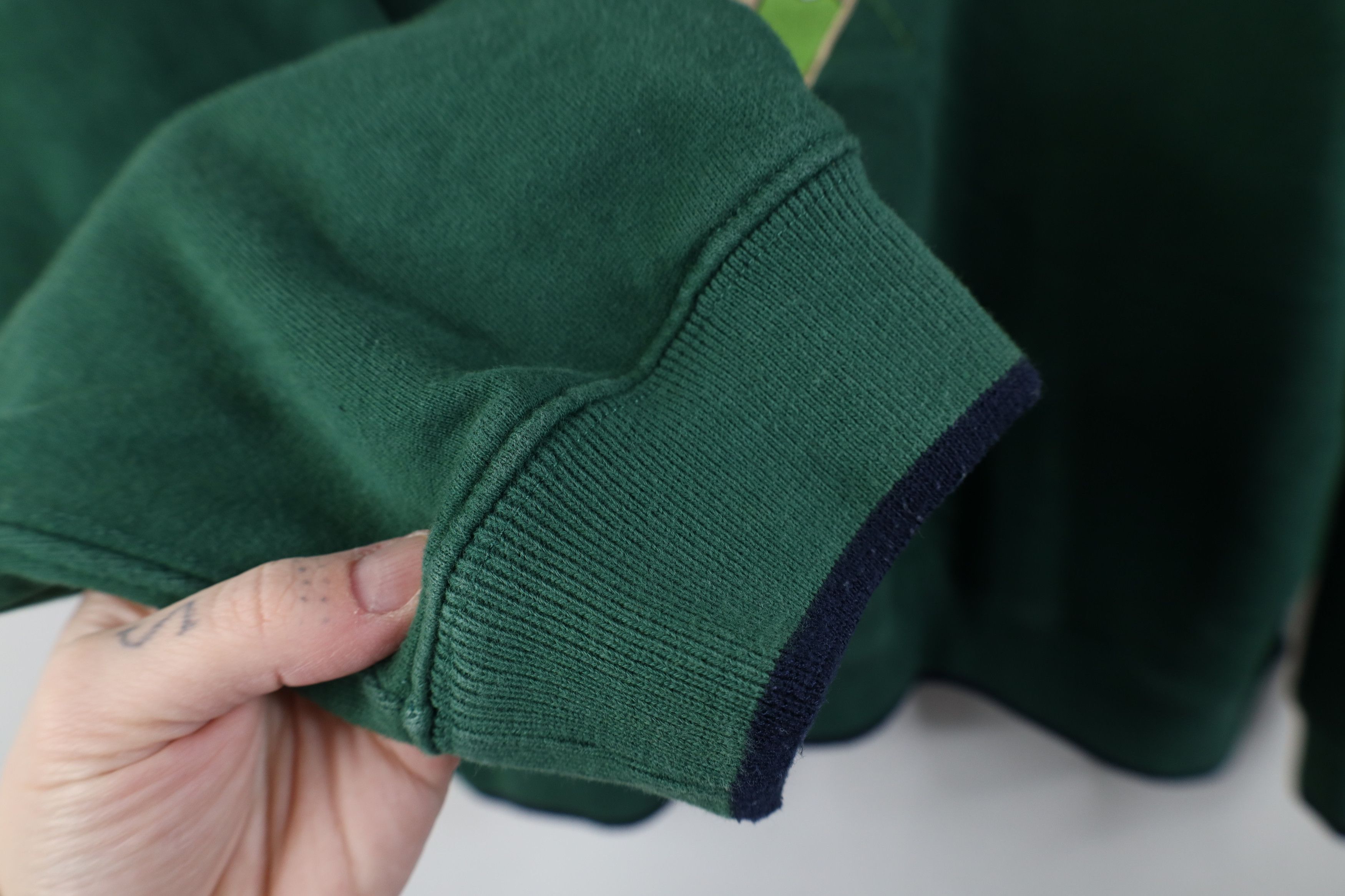 Vintage Vintage 90s Streetwear Argyle Golf Crewneck Sweatshirt Green Size US XL / EU 56 / 4 - 8 Thumbnail