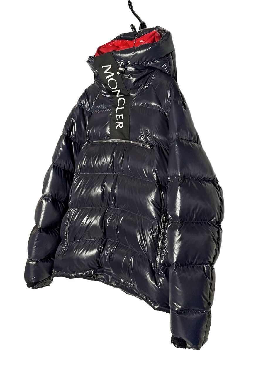 Moncler X Kith Lachat Navy Blue Down Puffer Hoodie