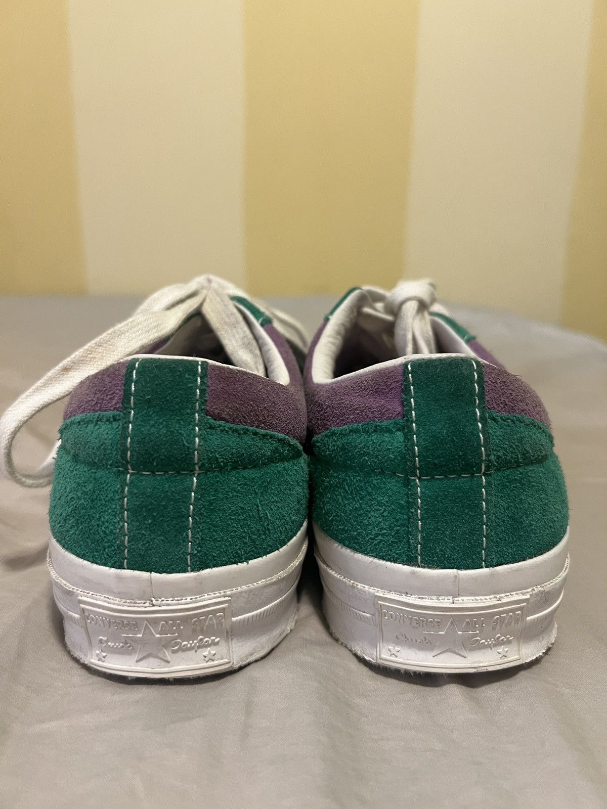 Converse × Golf le Fleur Golf le Fluer x Converse Purple and Green Size US 8 / EU 41 - 5 Thumbnail