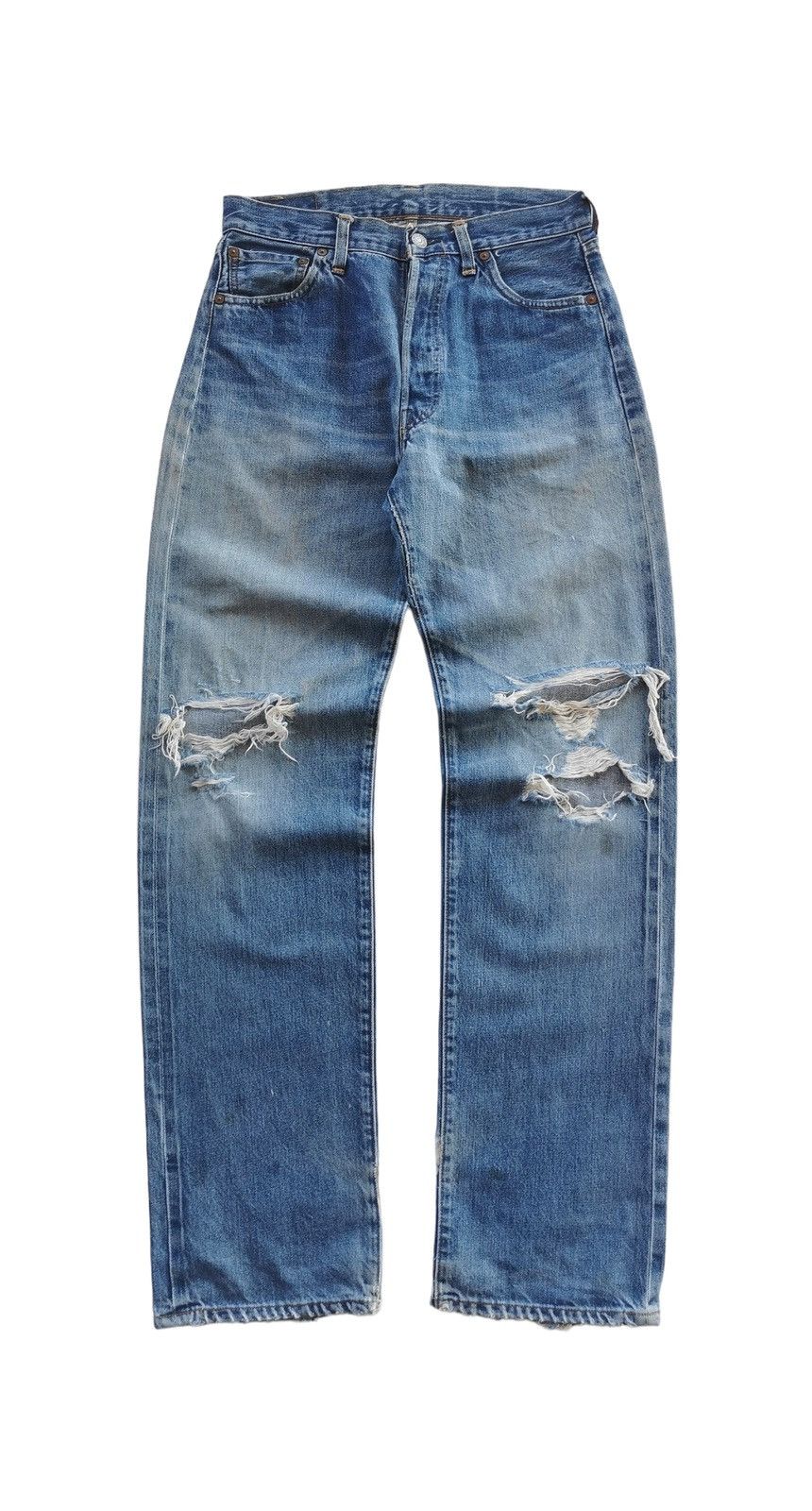 Jean × Levi's × Nirvana Levis 501xx Selvedge Style Nirvana Size US 29 - 4 Thumbnail